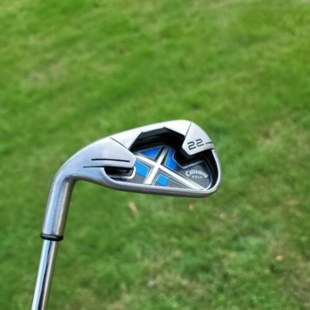 Callaway X-22 6 Iron Golf Club Uniflex Shaft golf pride grip Left handed